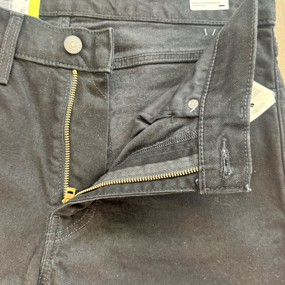 NWT! Men’s Levi's 514 Straight Black Jeans 32/30 - Picture 7 of 16